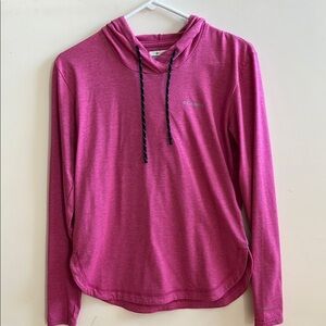 Columbia Women's Pink Omni-shade Hoodie Top size xs